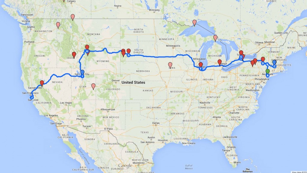 2015 Jo and David Drive Across the Country